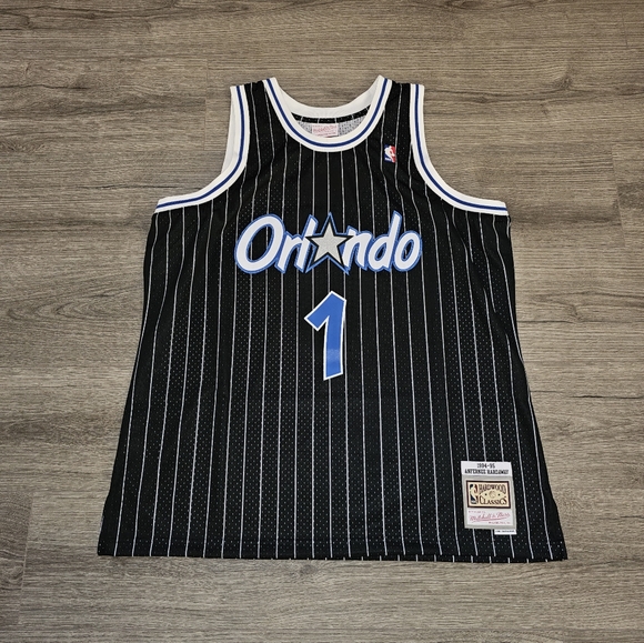 penny hardaway pinstripe jersey